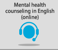 Mental health counseling in English (online)